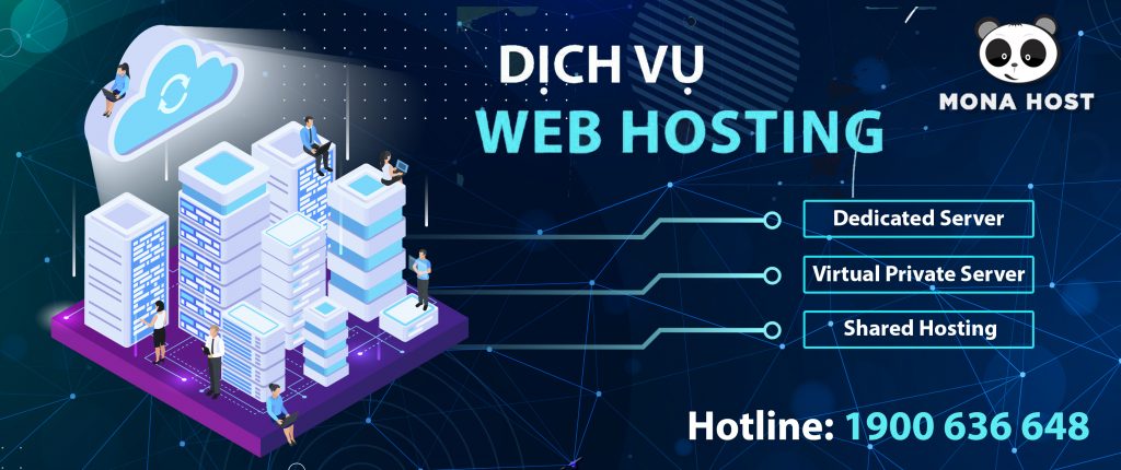 dịch vụ hosting tại Mona Media