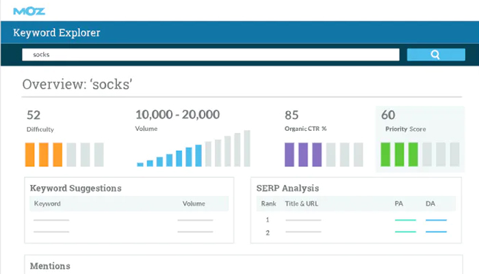 Phần mềm SEO miễn phí - Moz Pro