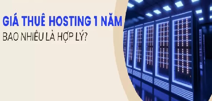 Giá thuê Hosting trong 1 năm bao nhiêu là hợp lí?