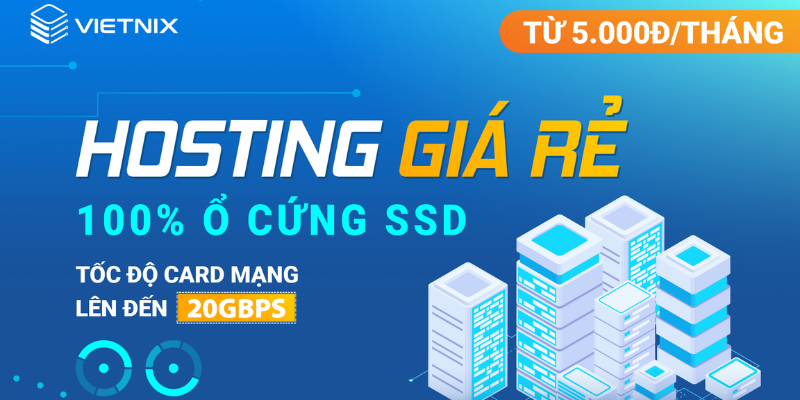 Vietnix là một trong những nhà cung cấp dịch vụ Hosting WordPress giá rẻ và uy tín