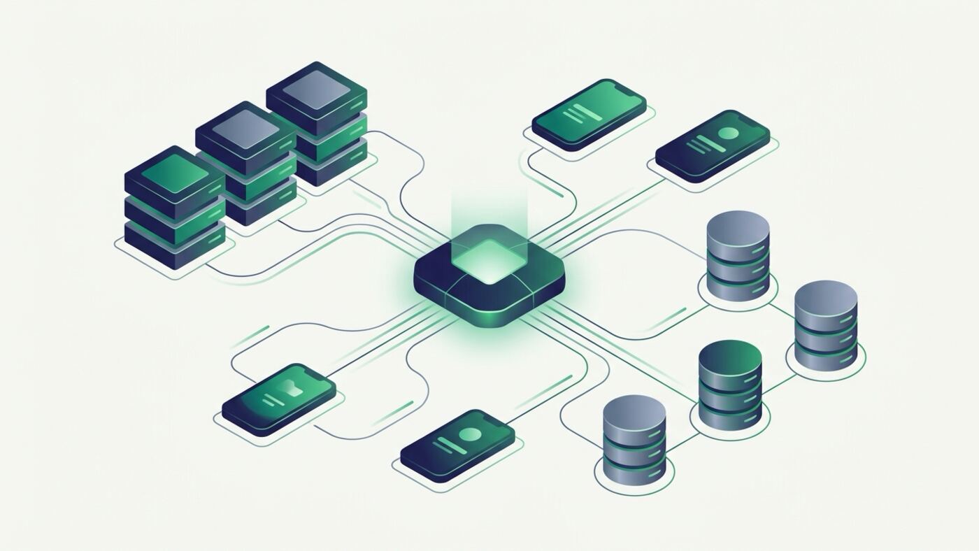 Sơ đồ minh hoạ cơ chế MCP server là gì trong hạ tầng web